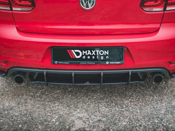 VW Golf GTI MK6 (2008-2012) Rear Diffuser V2 - Maxton Design