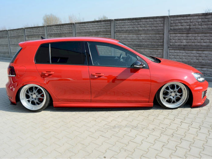 VW Golf VI GTI 35TH / R20 Racing Side Skirts - Maxton Design