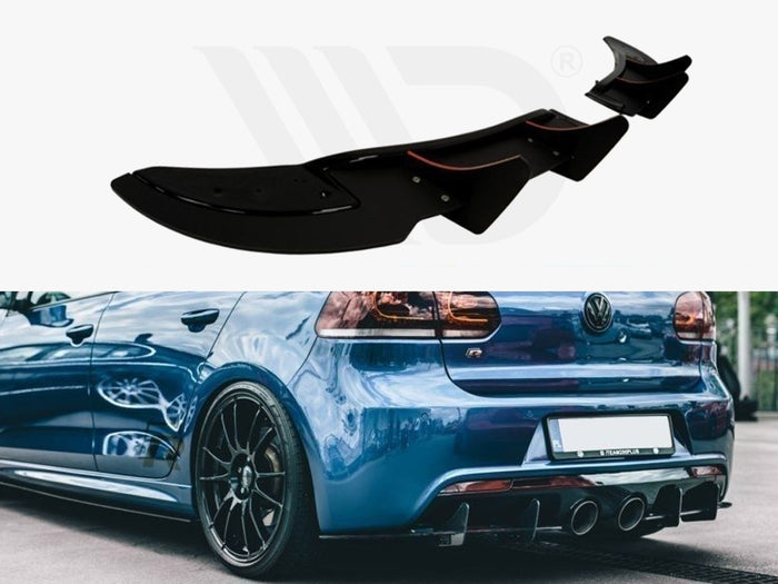 VW Golf MK6 R (Cnc) (2008-2012) Rear Splitter - Maxton Design