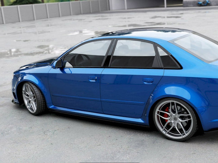 Audi RS4 B7 (2006-2008) Side Skirts Splitters - Maxton Design