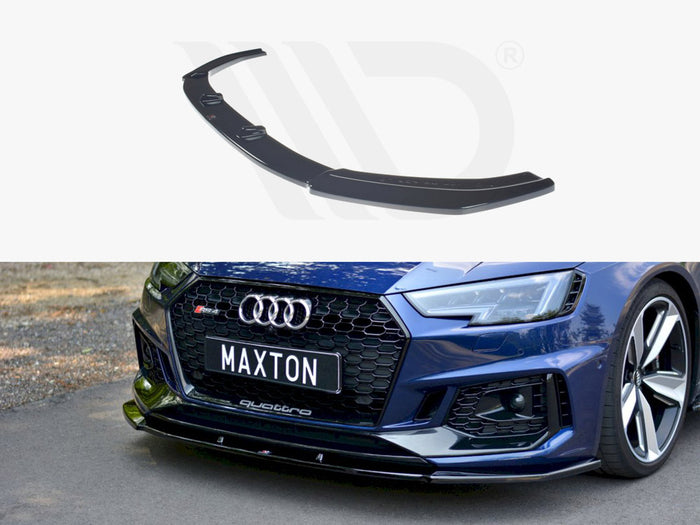 Audi RS4 B9 (2017-2019) Front Splitter V.1 - Maxton Design
