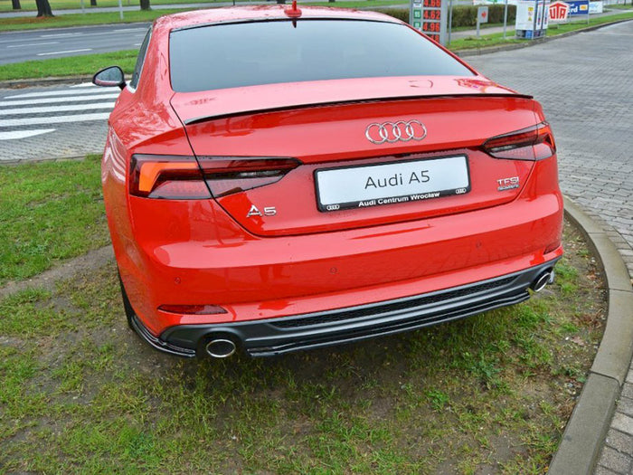Audi A5 S-line F5 Coupe / Sportback (2016-) Central Rear Splitter - Maxton Design