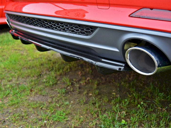 Audi A5 S-line F5 Coupe / Sportback (2016-) Central Rear Splitter - Maxton Design