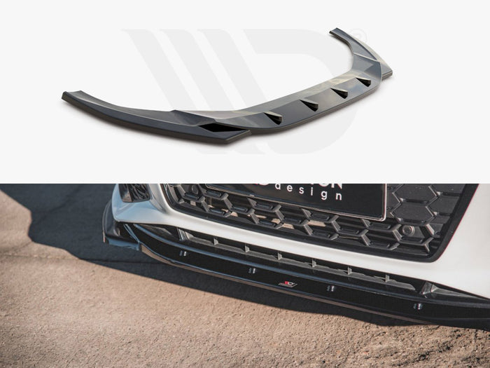 Audi S5 / A5 S-line F5 Facelift (2019-) Front Splitter V1 - Maxton Design