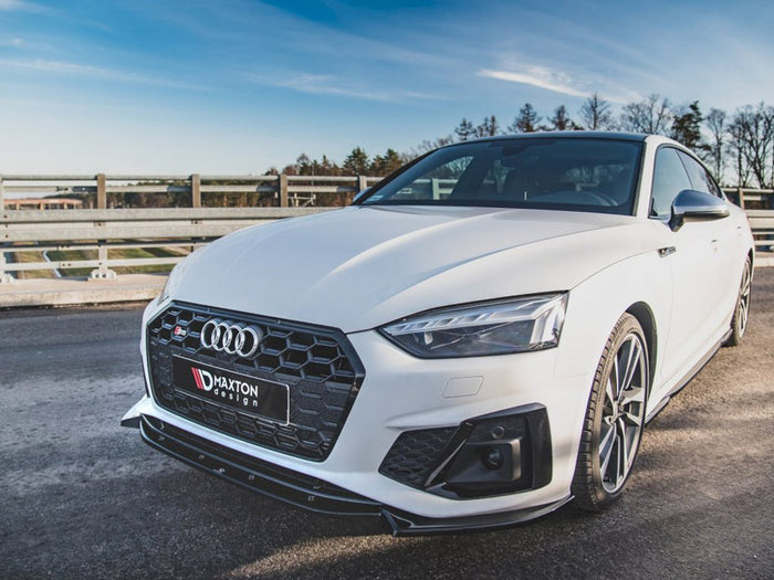 Audi S5 / A5 S-line F5 Facelift (2019-) Front Splitter V2 - Maxton Design
