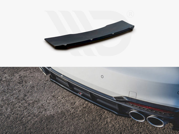 Audi S5 Sportback F5 Facelift (2019-) Central Rear Splitter - Maxton Design