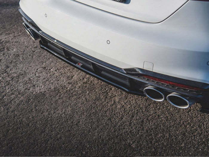 Audi S5 Sportback F5 Facelift (2019-) Central Rear Splitter - Maxton Design