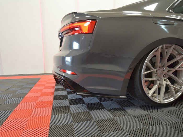 Audi S5 F5 (2017 - UP) Rear Side Splitters - Maxton Design