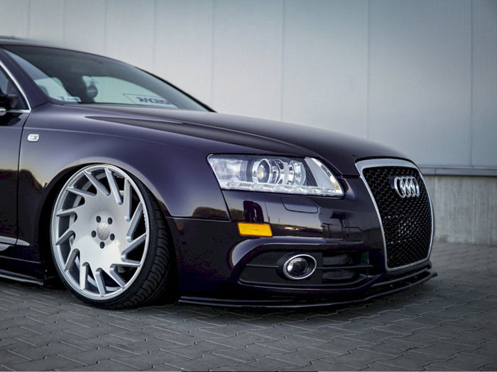 Audi A6 C6 S-line Facelift Sedan (2008-2011) Front Splitter - Maxton Design
