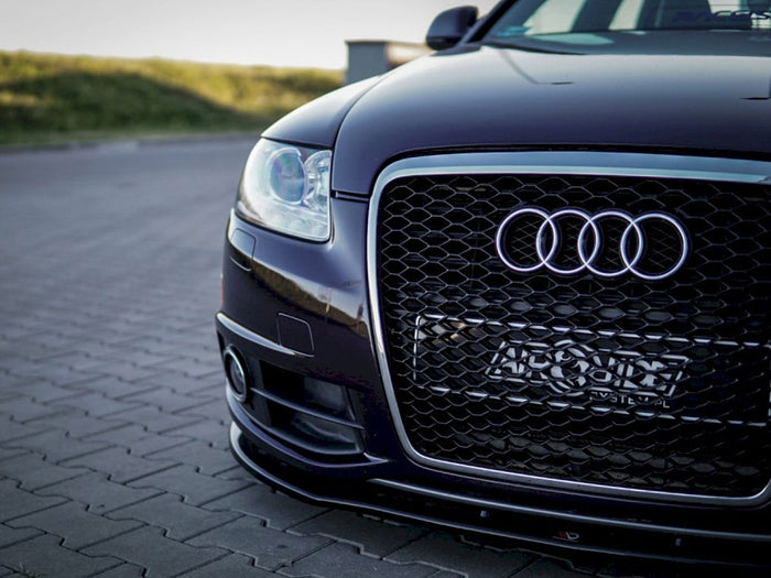 Audi A6 C6 S-line Facelift Sedan (2008-2011) Front Splitter - Maxton Design