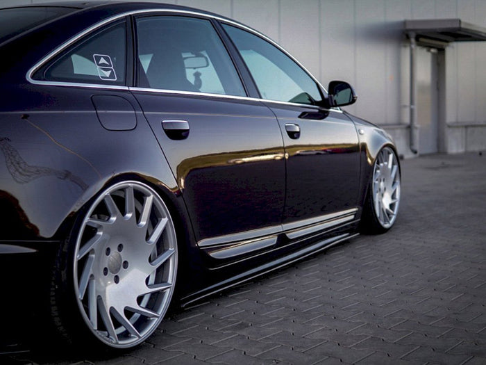 Audi A6 S-line C6/ C6 FL (2004-2011) Side Skirt Diffusers - Maxton Design