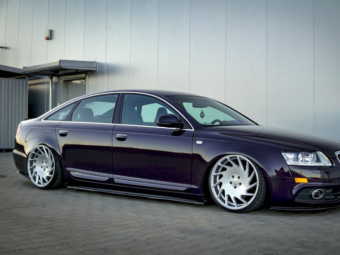 Audi A6 C6 S-line Pre-facelift (2004-2008) Side Skirts Splitters - Maxton Design