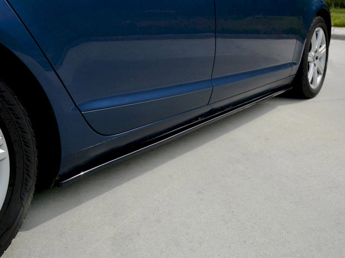 Audi A6 C6 S-line Pre-facelift (2004-2008) Side Skirts Splitters - Maxton Design