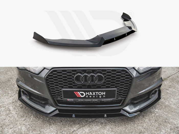 Audi S6/ A6 S-line C7 Facelift Front Splitter - Maxton Design