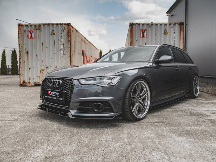 Audi S6/ A6 S-line C7 Facelift Front Splitter - Maxton Design