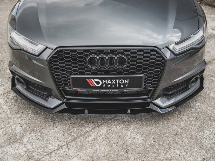 Audi S6/ A6 S-line C7 Facelift Front Splitter - Maxton Design
