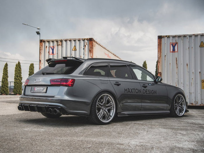 Audi S6/ A6 S-line C7 Facelift Side Skirts Diffusers - Maxton Design