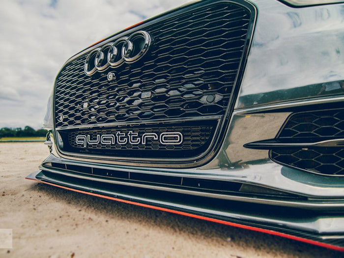 Audi S6 / A6 C7 S-line (2 s = 1 SET) (2011-2014) Front Racing Splitter - Maxton Design