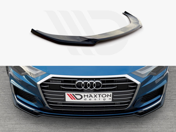 Audi S6/ A6 S-line C8 (2019-) Front Splitter V1 - Maxton Design