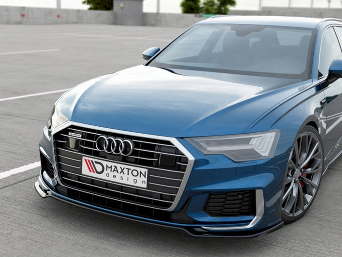 Audi S6/ A6 S-line C8 (2019-) Front Splitter V1 - Maxton Design