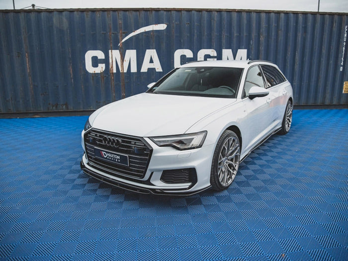 Audi A6 S-line / S6 C8 (2019-) Front Splitter V3 - Maxton Design