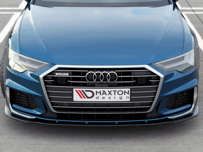 Audi S6/ A6 S-line C8 (2019-) Front Splitter V2 - Maxton Design