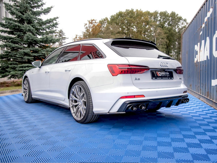 Audi A6 C8 S-line (2018-) Rear Side Splitters - Maxton Design