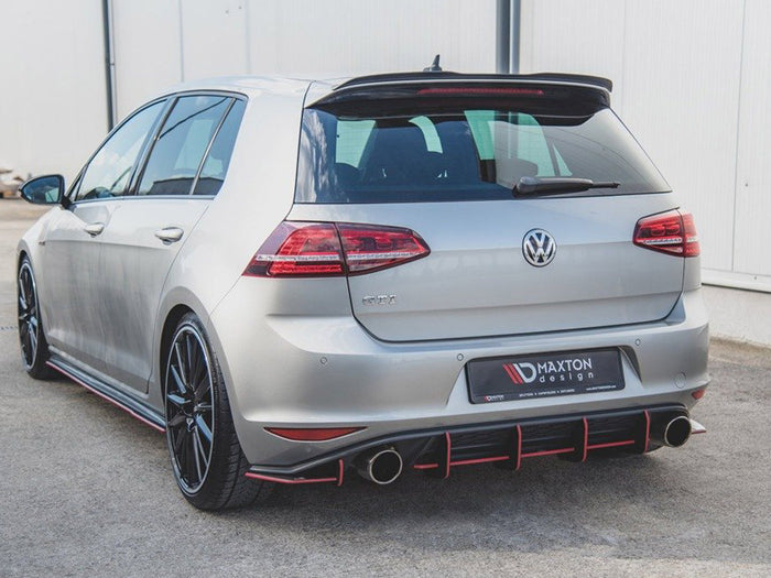 VW Golf MK 7 GTI 2013-2016 Maxton Racing Rear Diffuser V.1 - Maxton Design