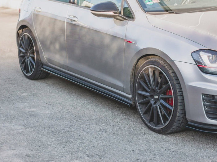 VW Golf 7 GTI (2013-2016) Side Skirts Diffusers V2 - Maxton Design