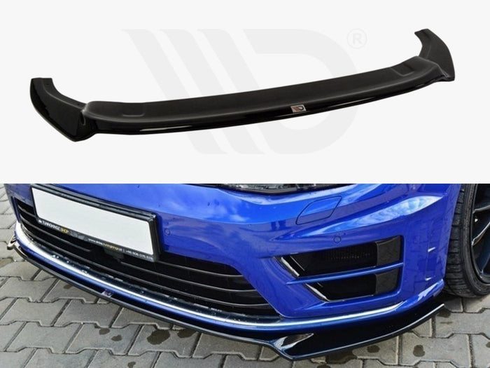 VW Golf 7 R / R-line (2012-2016) Front Splitter V.2 - Maxton Design