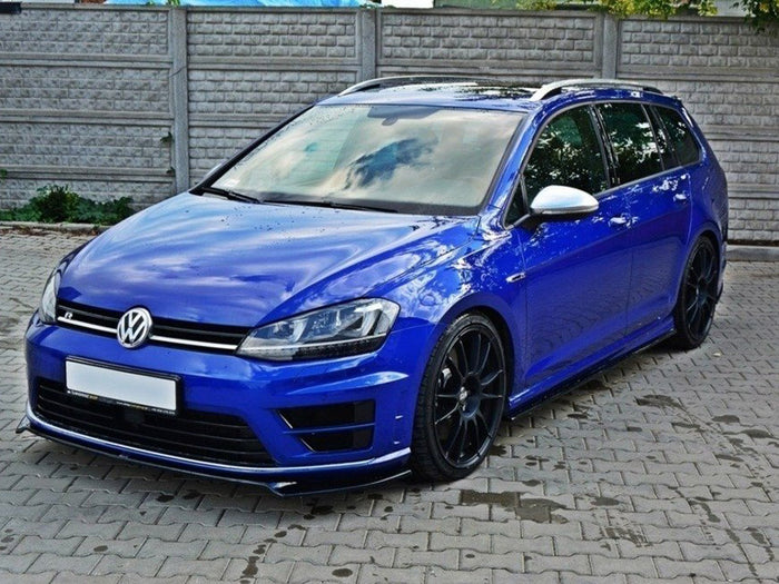VW Golf 7 R / R-line (2012-2016) Front Splitter V.2 - Maxton Design