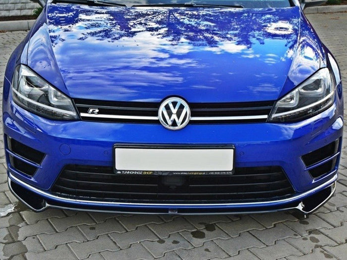 VW Golf 7 R / R-line (2012-2016) Front Splitter V.2 - Maxton Design