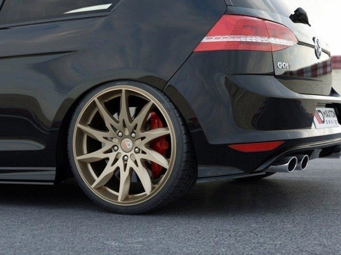 VW Golf MK7 R (2013-2016) Rear Side Splitters - Maxton Design