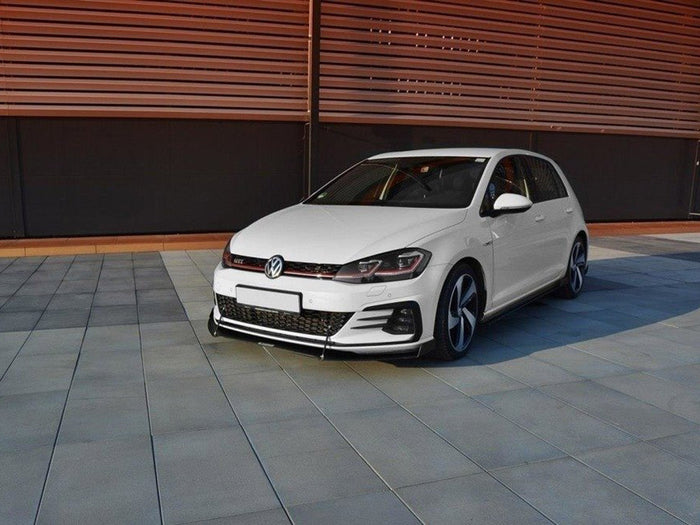 VW Golf GTI 7.5 (2017-19) Front Racing Splitter V.2 - Maxton Design