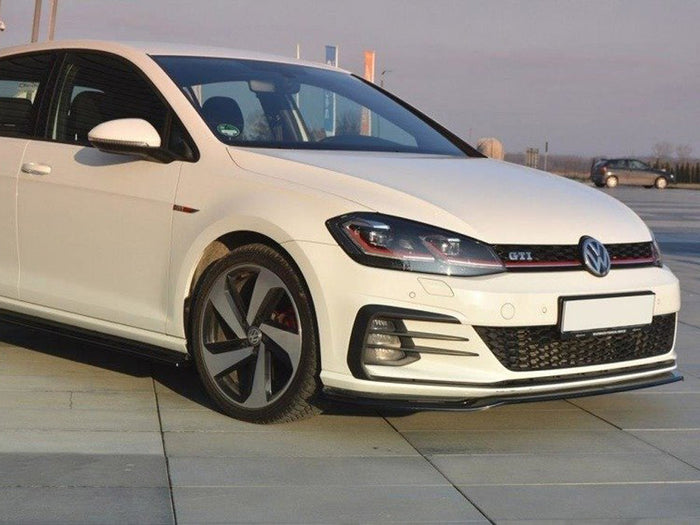 VW Golf GTI 7.5 (2017-) Front Splitter V2 - Maxton Design