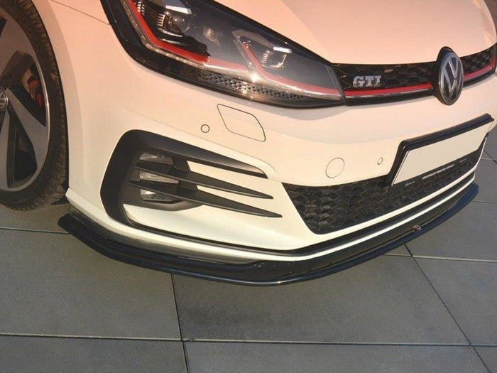 VW Golf GTI 7.5 (2017-) Front Splitter V2 - Maxton Design