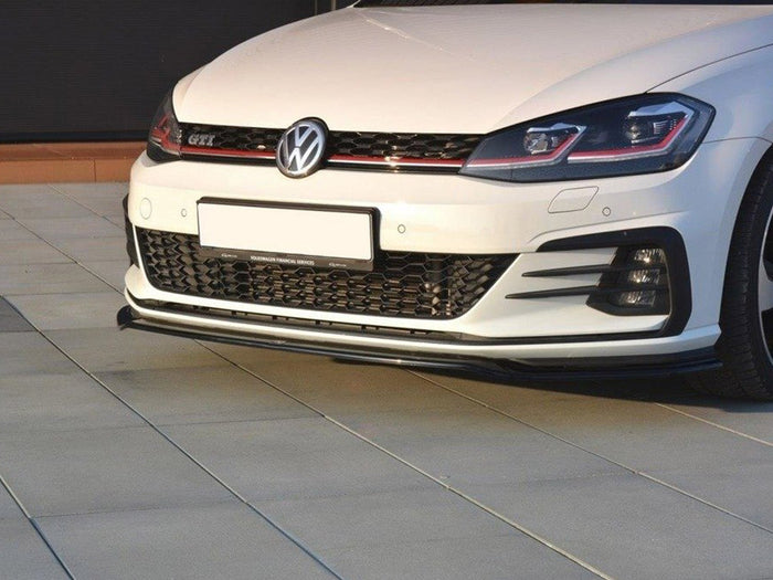 VW Golf GTI 7.5 (2017-) Front Splitter V2 - Maxton Design