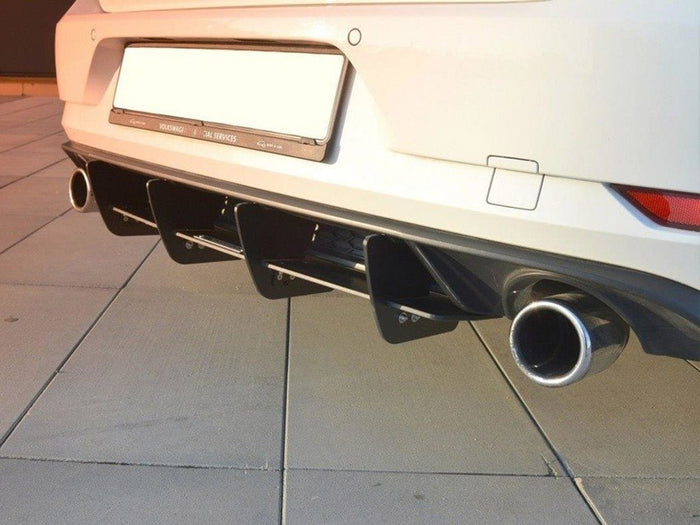 VW Golf GTI 7.5 (2017-19) Rear Diffuser - Maxton Design