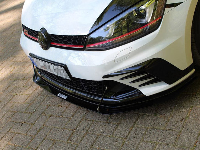 VW MK7 GTI Clubsport (2016-2017) Front Racing Splitter - Maxton Design
