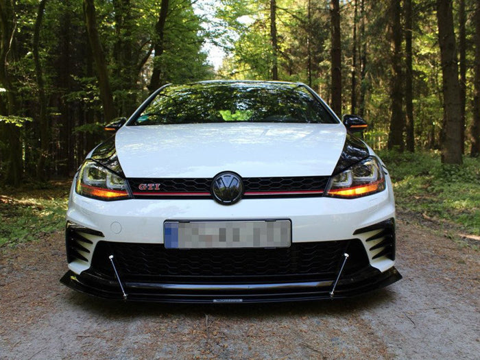 VW MK7 GTI Clubsport (2016-2017) Front Racing Splitter - Maxton Design