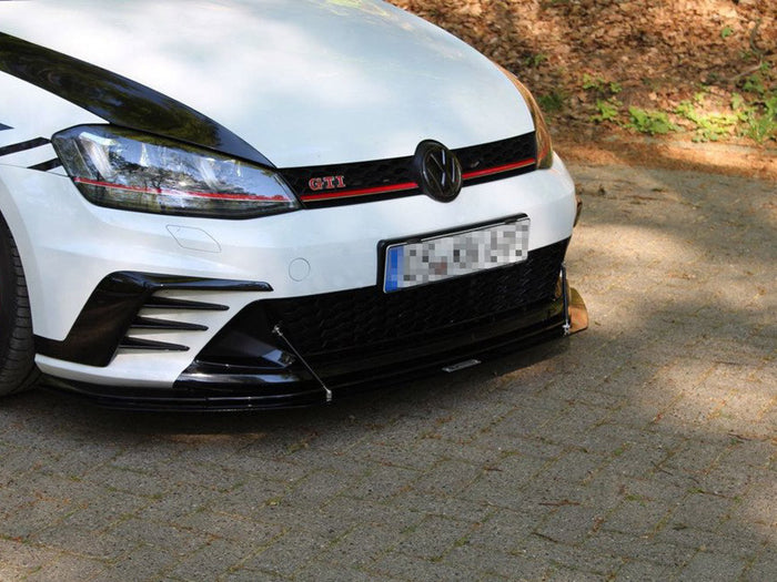 VW MK7 GTI Clubsport (2016-2017) Front Racing Splitter - Maxton Design