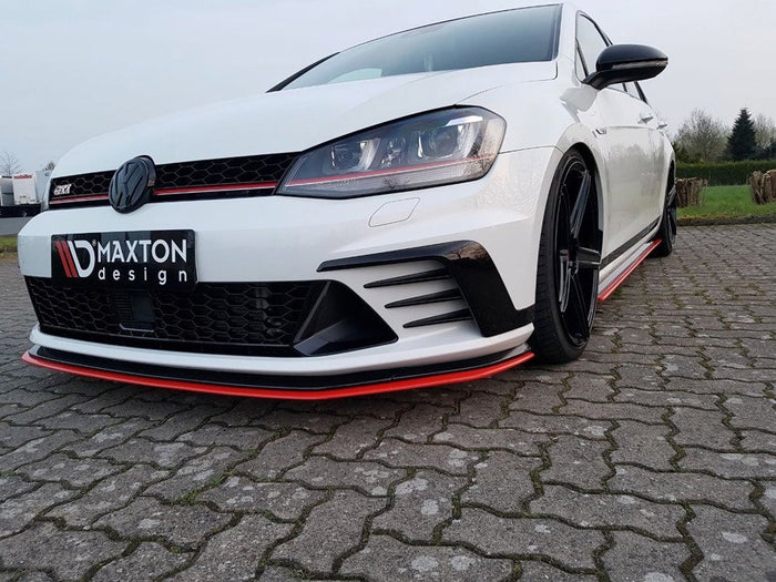 VW Golf MK7 GTI Clubsport (2016-2017) Front Splitter - Maxton Design