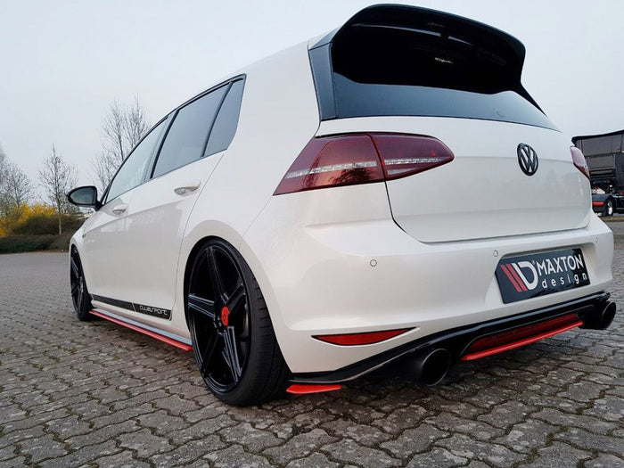 VW Golf MK7 GTI Clubsport (2016-2017) Central Rear Splitter - Maxton Design