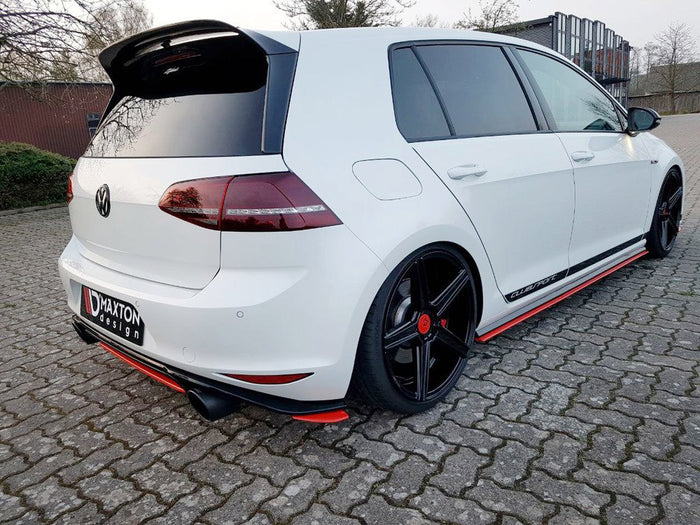 VW Golf MK7 GTI Clubsport (2016-2017) Rear Side Splitters - Maxton Design