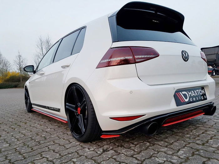 VW Golf MK7 GTI Clubsport (2016-2017) Rear Side Splitters - Maxton Design