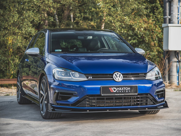 VW Golf 7 R / R-Line Facelift Maxton Racing Front Splitter V.2 - Maxton Design