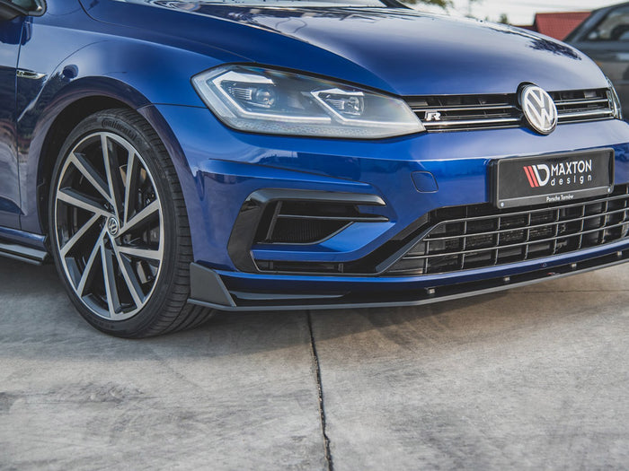 VW Golf 7 R / R-Line Facelift Maxton Racing Front Splitter V.2 - Maxton Design