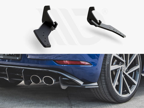VW Golf 7 R Facelift (2017-2020) Maxton Racing Rear Side Splitters - Maxton Design