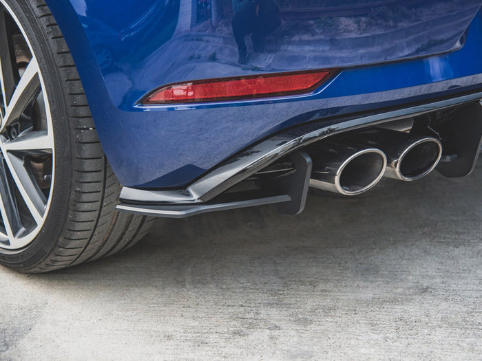 VW Golf 7 R Facelift (2017-2020) Maxton Racing Rear Side Splitters - Maxton Design