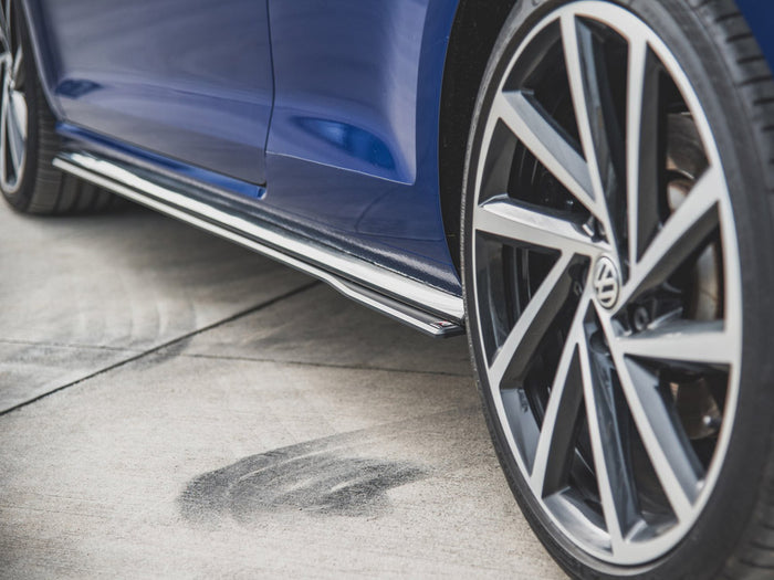 VW Golf 7 R / R-Line Facelift Maxton Racing Side Skirts Diffusers - Maxton Design